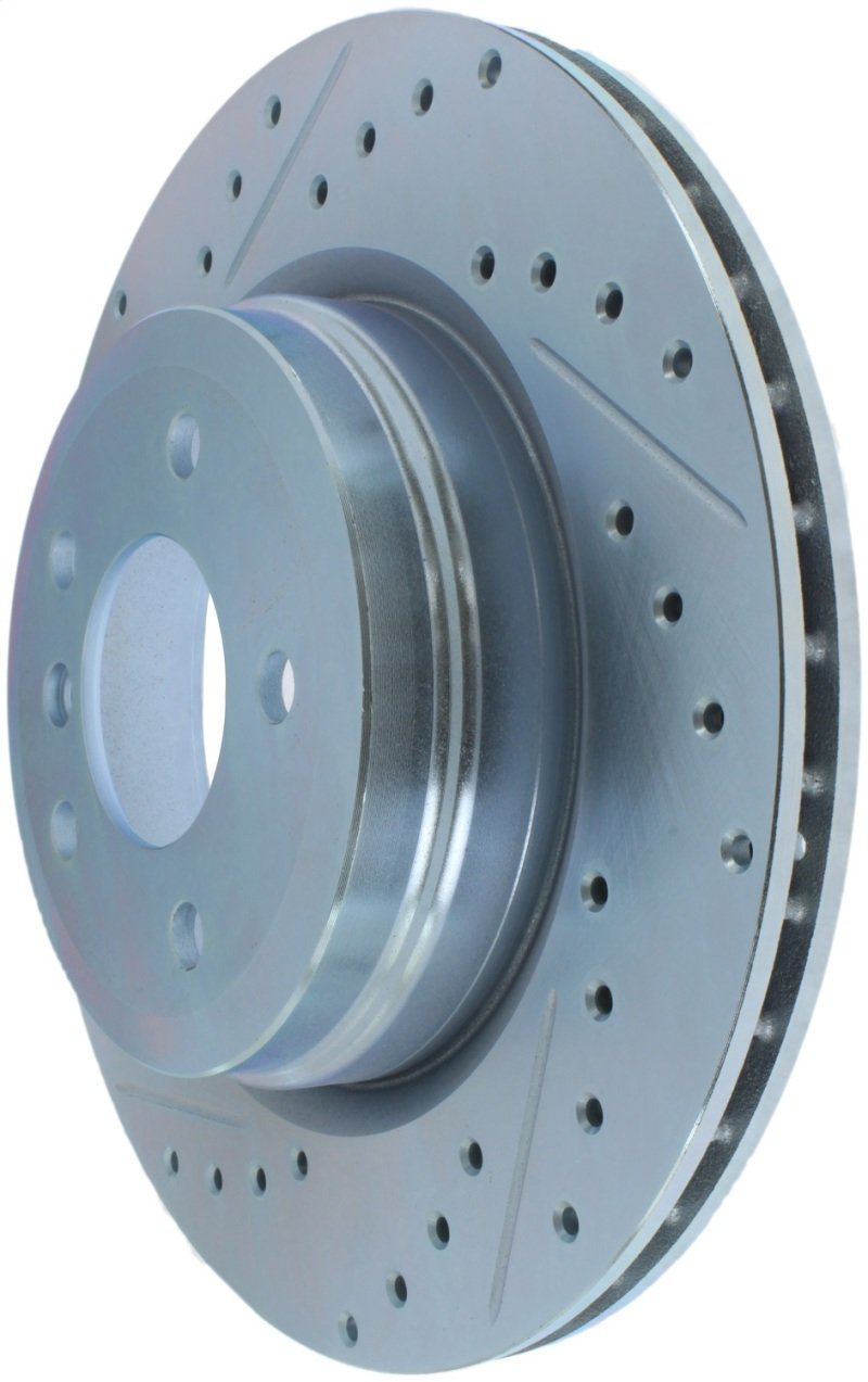 StopTech Select Sport 07-13 BMW 335i Slotted & Drilled Vented Right Rear Brake Rotor 227.34080R Main Image