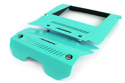 Perrin 15-19 Subaru WRX Engine Cover Kit - Hyper Teal PSP-ENG-165TE *Discontinued