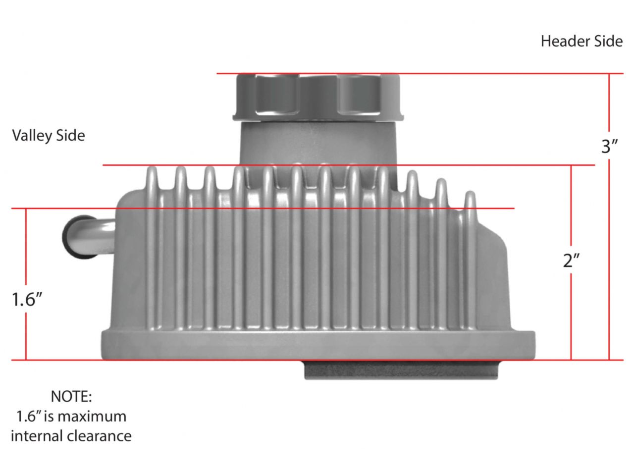 Holley Vintage Series Tall LS Finned Valve Covers