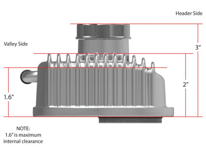 Holley Vintage Series Finned Tall LS Valve Covers