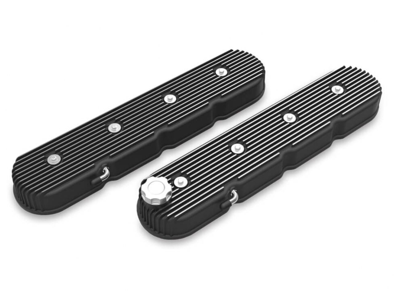 Holley Vintage Series Finned Tall LS Valve Covers