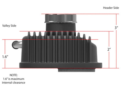 Holley Vintage Series Finned Tall LS Valve Covers