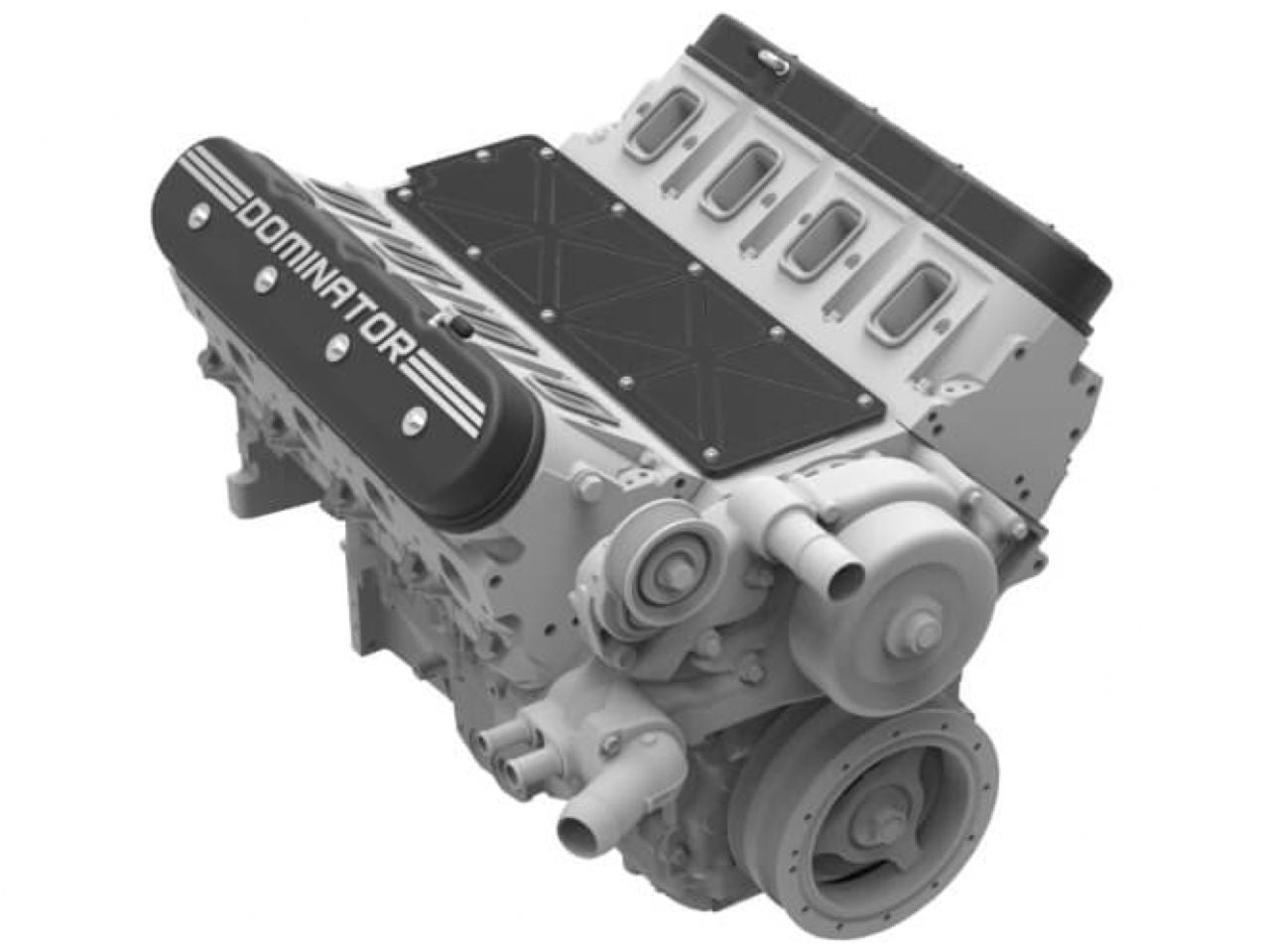 Holley  Ls Valley Cover - Trussed