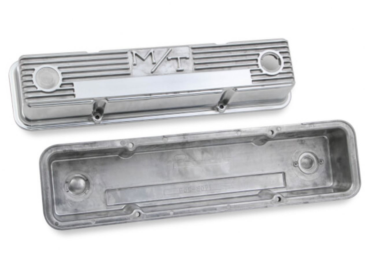 Holley M/T Valve Covers For Chevy Small Block Engines - Polished