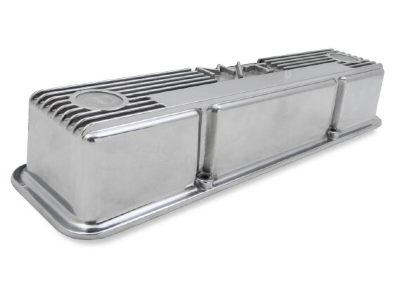 Holley M/T Valve Covers For Chevy Small Block Engines - Polished