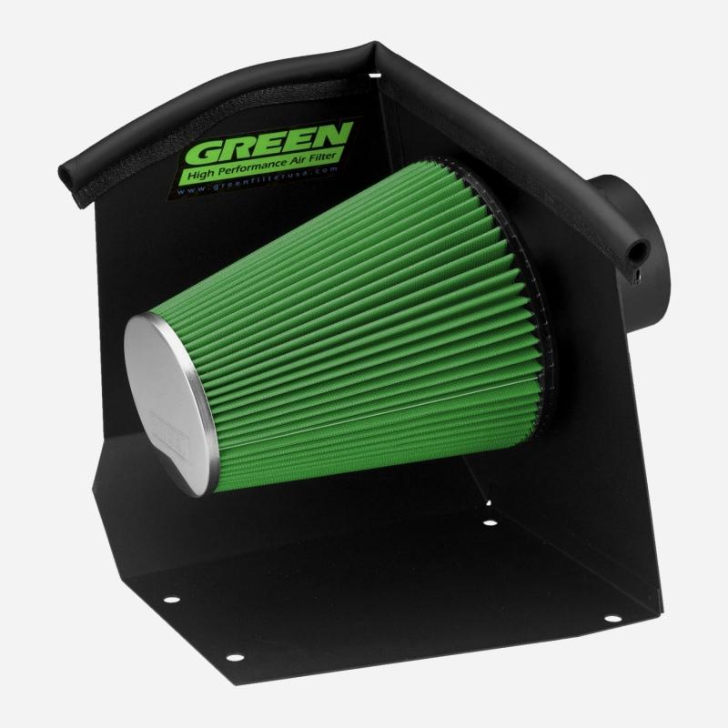 Green Filter 01-05 Chevy Duramax 6.6L Cold Air Intake Kit 2556 Main Image