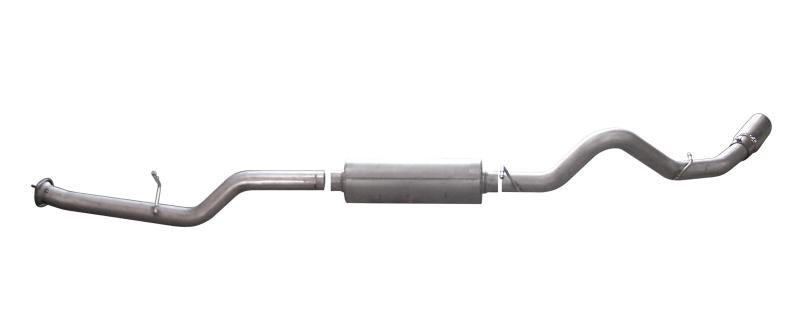 Gibson 07-09 GMC Sierra 2500 HD SLE 6.0L 3.5in Cat-Back Single Exhaust - Stainless 615607 Main Image