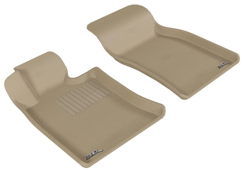 3D MAXpider 2007-2013 Mini Cooper Hardtop/Convertible/Clubman Kagu 1st Row Floormat - Tan L1MN00211502