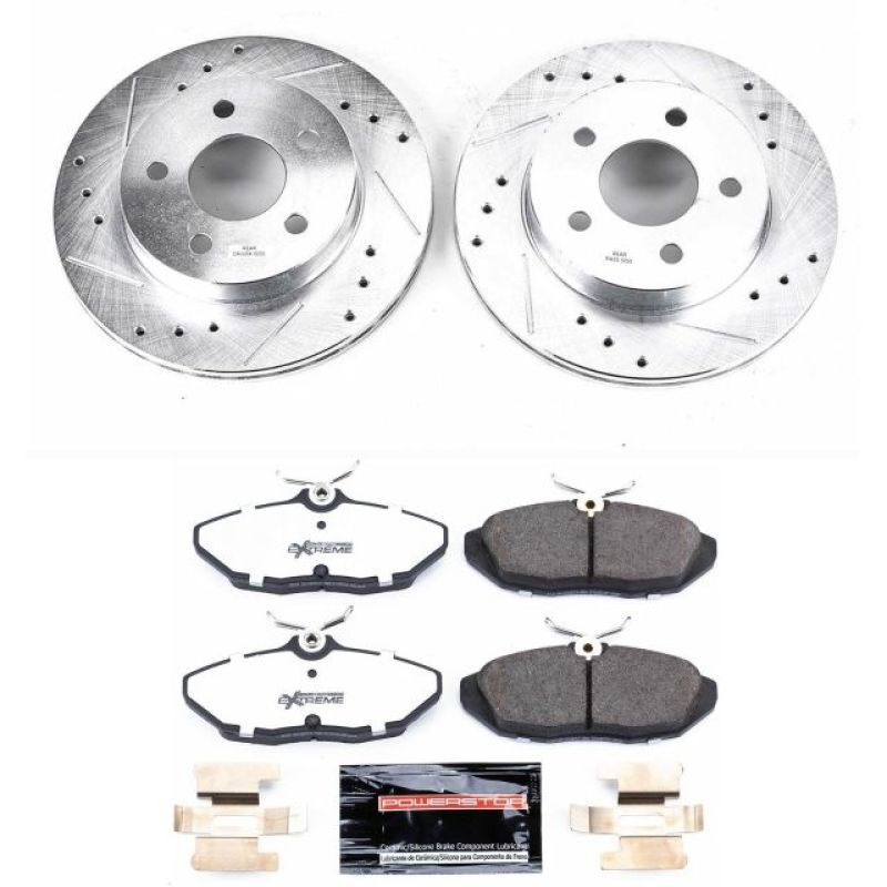 PowerStop PSB Z26 Street Warrior Kit Brakes, Rotors & Pads Brake Kits - Performance D&S main image