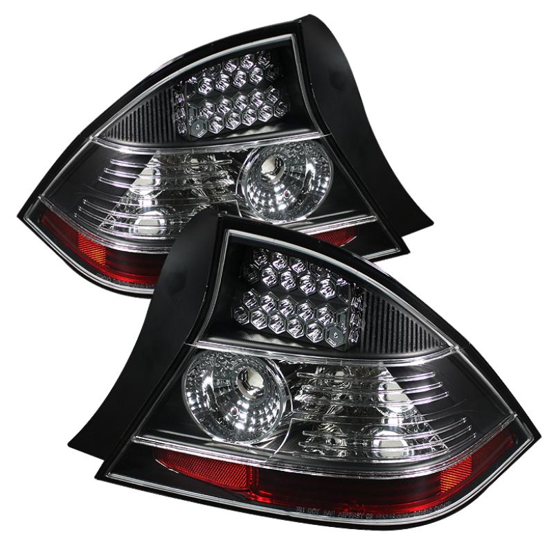 Spyder Honda Civic 04-05 2Dr LED Tail Lights Black ALT-YD-HC04-2D-LED-BK 5008541 Main Image