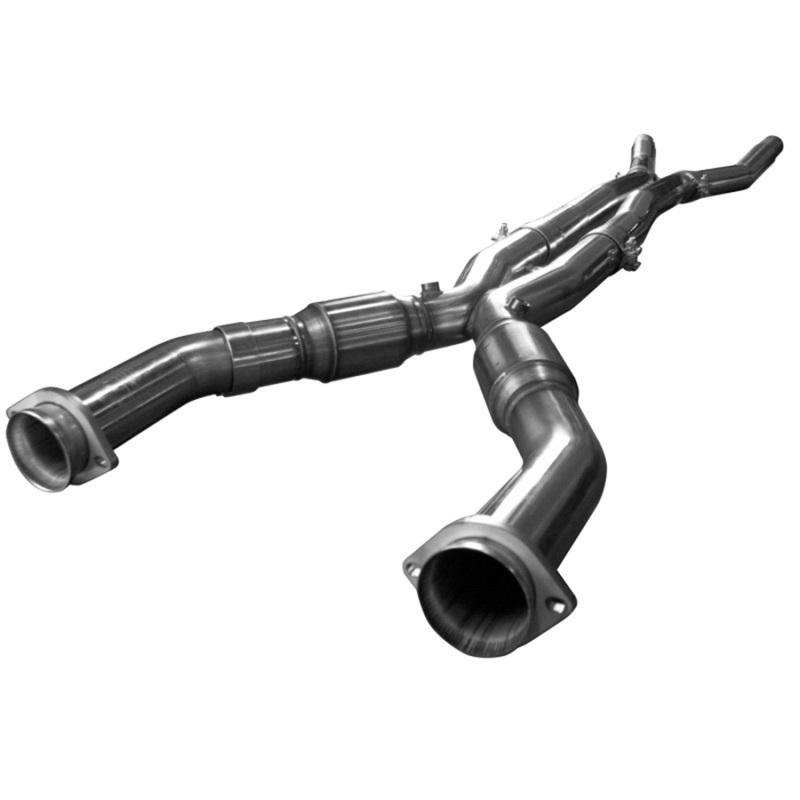 Kooks 2009-2014 Cadillac CTS-V. LS9 6.2L 1 7/8in x 3in SS Longtube Headers and OEM Catted SS X-Pipe 2311H420 Main Image