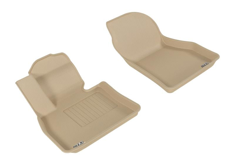 3D MAXpider 2016-2020 BMW X1/X2 F48/F39 Kagu 1st Row Floormat - Tan L1BM07311502 Main Image