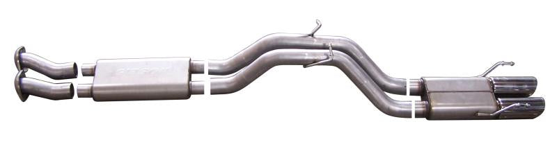 Gibson 06-10 Jeep Grand Cherokee SRT8 6.1L 3in Cat-Back Dual Exhaust - Stainless 617405 Main Image