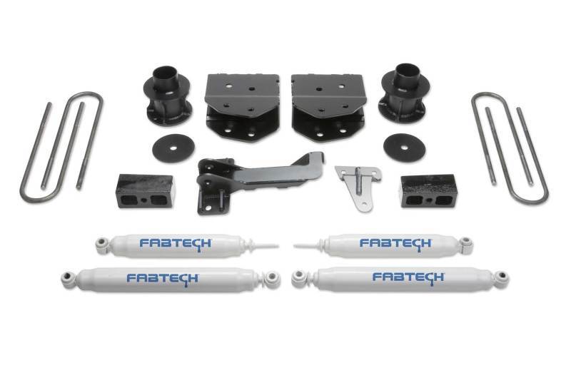 Fabtech 05-07 Ford F250/350 4WD 4in Budget System w/Perf. Shocks K2181 Main Image