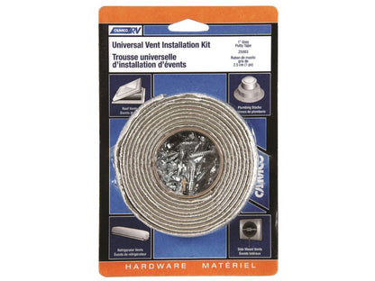 Camco Universal Vent Installation Kit - With Putty Tape Bilingual