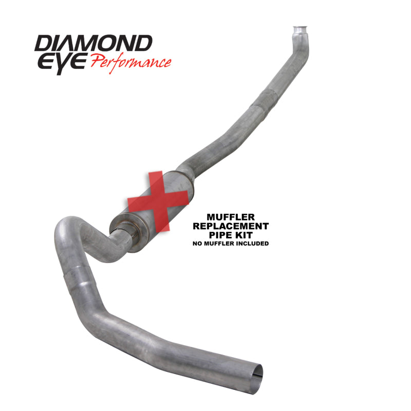 Diamond Eye Performance DEP Turbo Back Exhaust Kit AL Exhaust, Mufflers & Tips Turbo Back main image