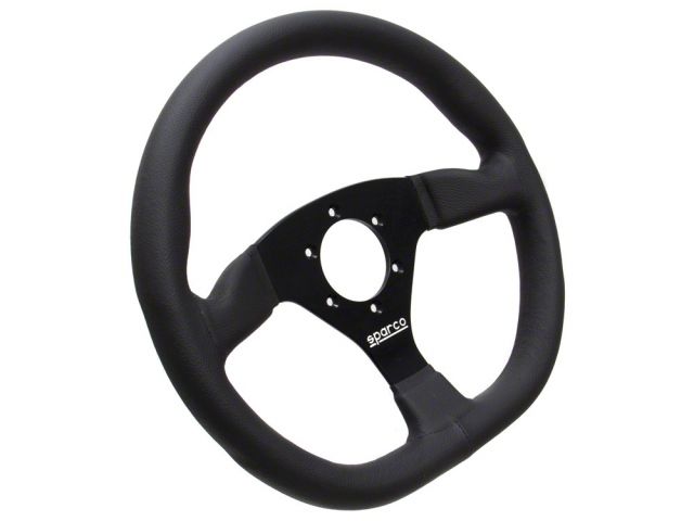 Sparco Ring Black Leather Steering Wheel 330mm