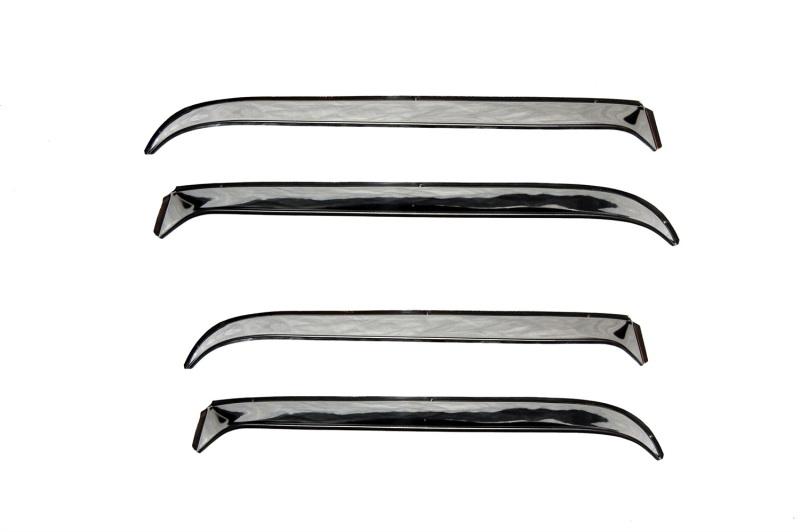 AVS 87-91 Ford LTD Crown Victoria Ventshade Front & Rear Window Deflectors 4pc - Stainless 14088 Main Image