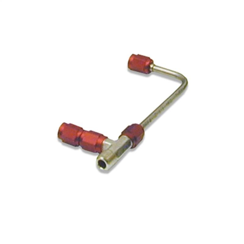 Nitrous Express 4150 Gemini SS Solenoid to Plate Connectors - Red 15713 Main Image