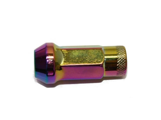Muteki SR48 Extended Racing Lug Nuts  M12x1.25mm Neo Chrome 20pcs