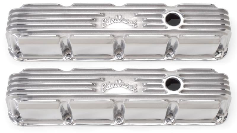 Edelbrock Valve Cover Classic Series Chrysler Magnum V8 Polshed 4177 Main Image