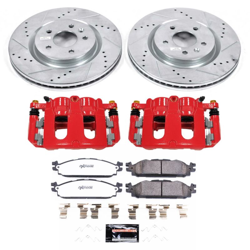 PowerStop PSB Z36 Truck & Tow Kit w/Cals Brakes, Rotors & Pads Brake Kits - Performance D&S main image