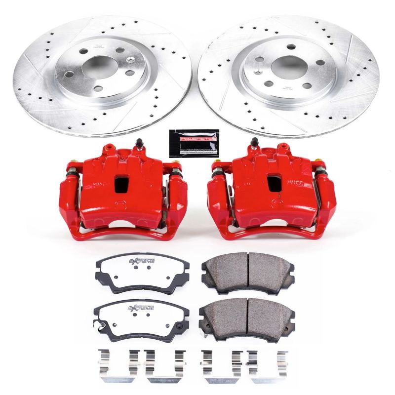 PowerStop PSB Z26 Street Kit w/Cals Brakes, Rotors & Pads Brake Kits - Performance D&S main image