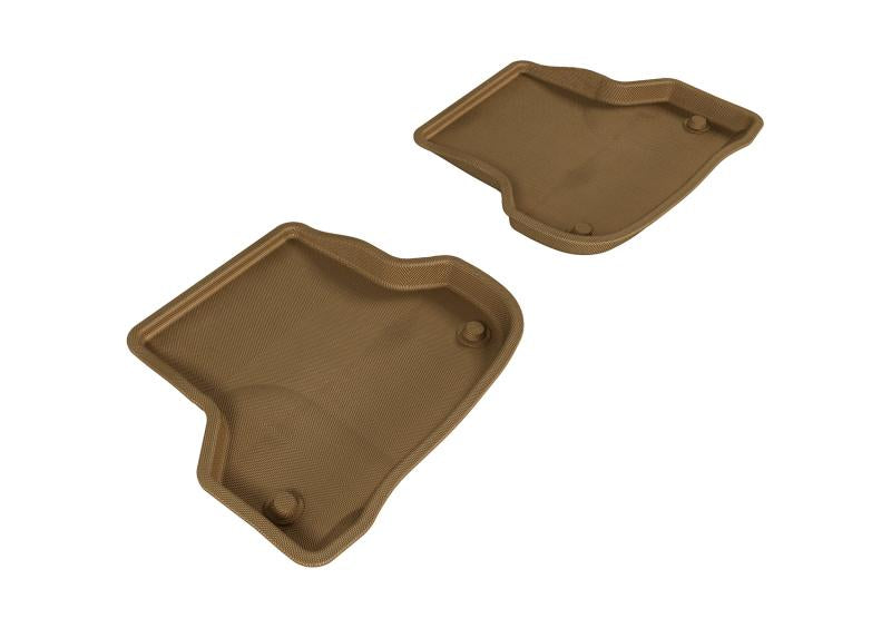 3D MAXpider 2006-2013 Audi A3 Kagu 2nd Row Floormats - Tan L1AD00521502 Main Image