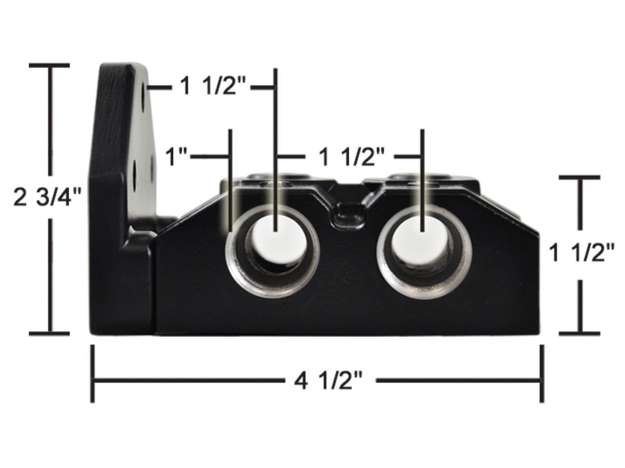 Derale Premium Side-Ports Filter Mount (3/4-16)