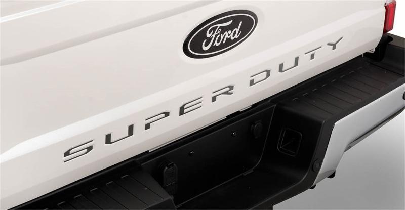 Putco 19-20 Ford Ranger - Black Platinum Tailgate Letters RANGER 55554BPFD Main Image