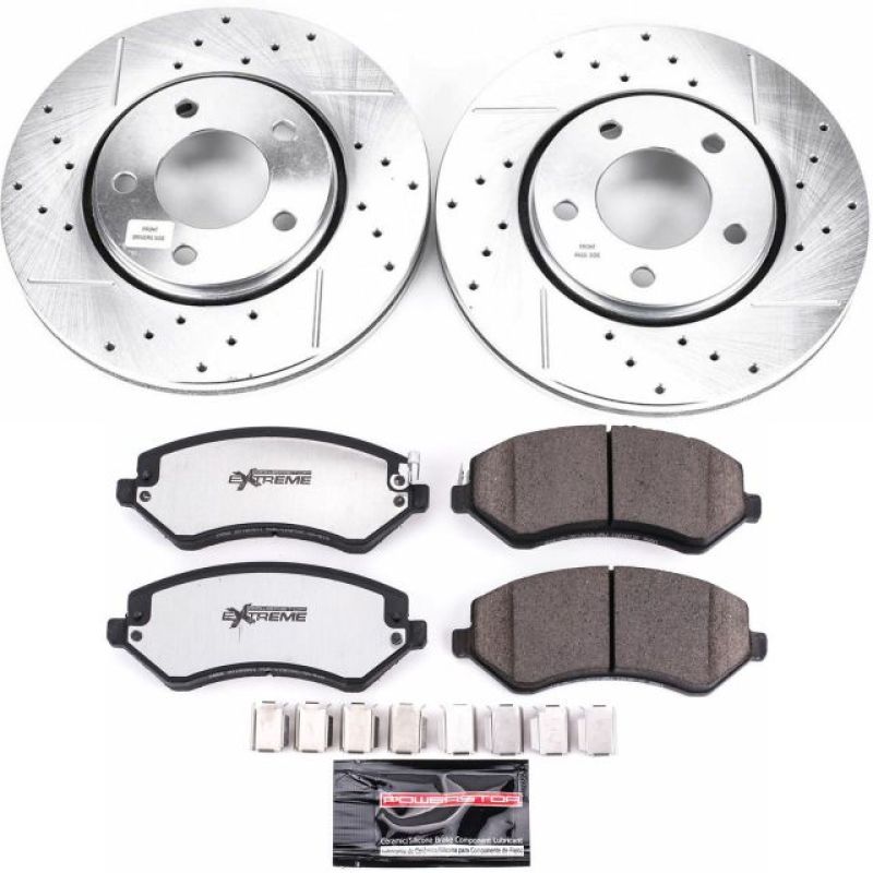 PowerStop PSB Z36 Truck & Tow Kit Brakes, Rotors & Pads Brake Kits - Performance D&S main image