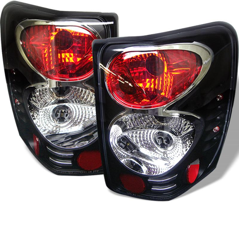 Spyder Jeep Grand Cherokee 99-04 Euro Style Tail Lights Black ALT-YD-JGC99-BK 5005625 Main Image