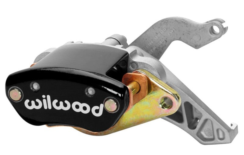 Wilwood Caliper-MC4-L/H - Black w/ Logo, 1.19" Piston, .81" Disc