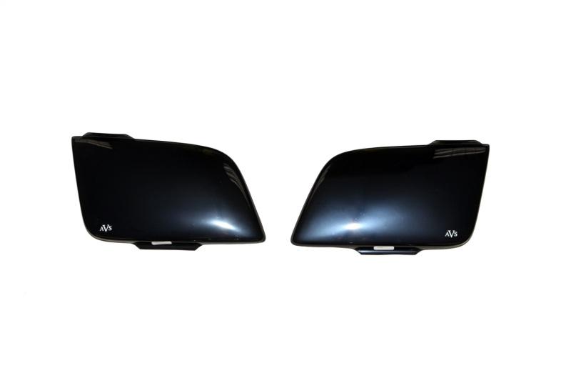 AVS 05-09 Ford Mustang (Excluding GT 500) Headlight Covers - Black 37412 Main Image