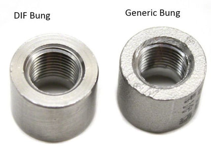 Diftech Stainless Steel Bung Fitting 1/8 Inch NPT