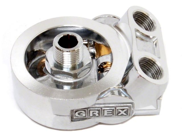 GReddy 12401123 Engine Oil Block Adapter 3/4 x 16UNF -10AN Fittings