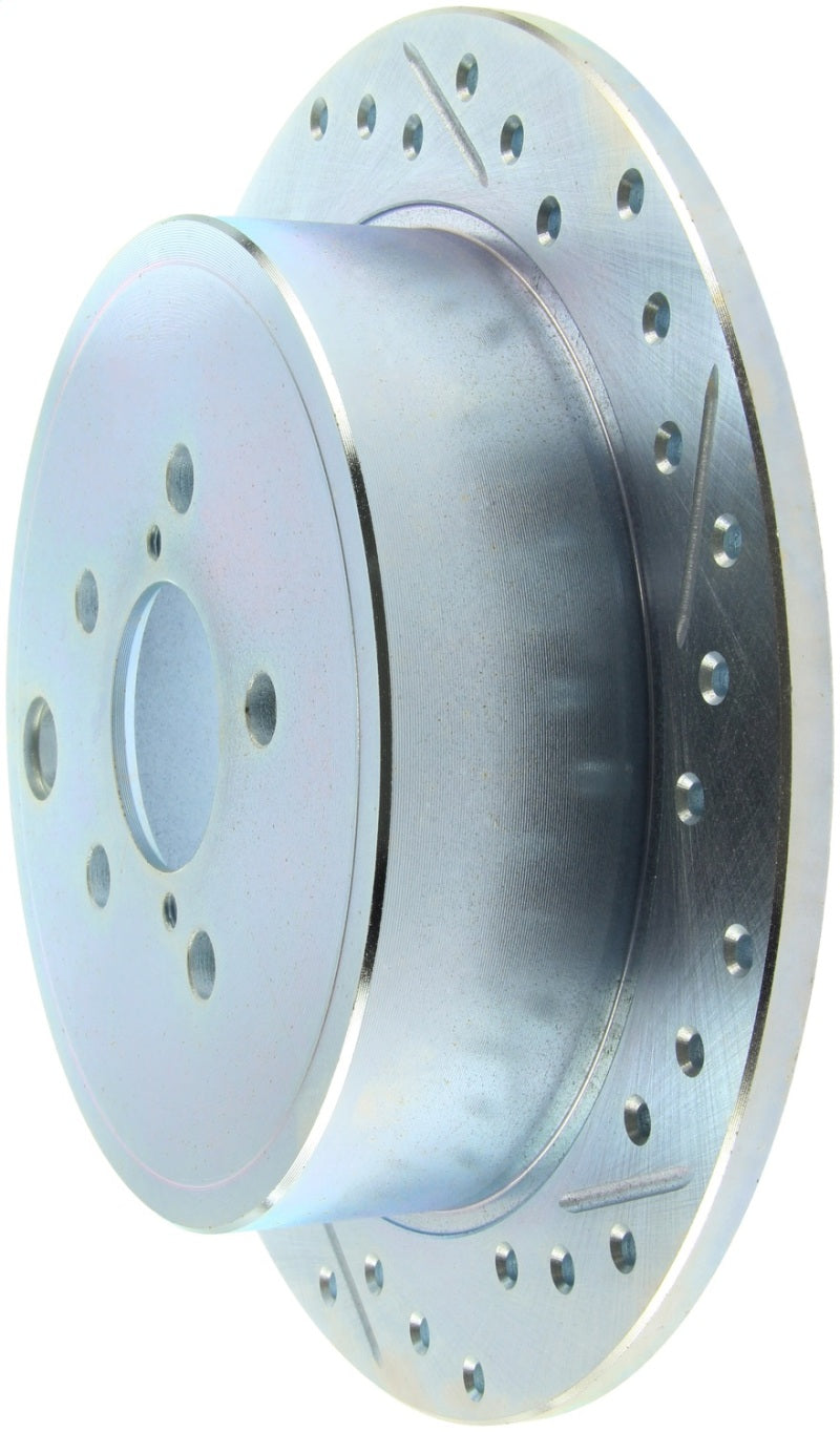 StopTech Select Sport 09-13 Subaru Forester Slotted and Drilled Left Rear Rotor 227.47029L