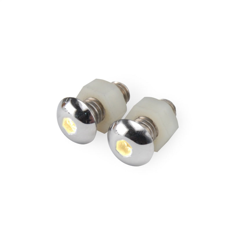 DEI LED Lighted Button Head Bolts Universal Accent Lighting - 2-pack - White 30303