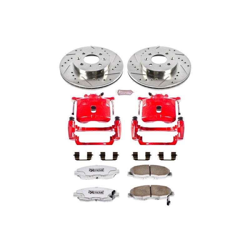 PowerStop PSB Z26 Street Kit w/Cals Brakes, Rotors & Pads Brake Kits - Performance D&S main image