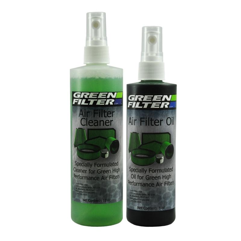 Green Filter Cleaner & Synthetic Oil Kit 12oz Cleaner / 8oz Oil (Green) 2000 Main Image