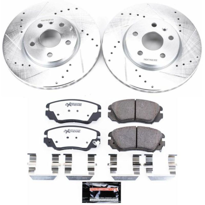 PowerStop PSB Z26 Street Warrior Kit Brakes, Rotors & Pads Brake Kits - Performance D&S main image