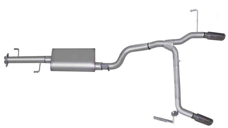 Gibson 07-14 Toyota FJ Cruiser Base 4.0L 2.5in Cat-Back Dual Split Exhaust - Aluminized 18808 Main Image