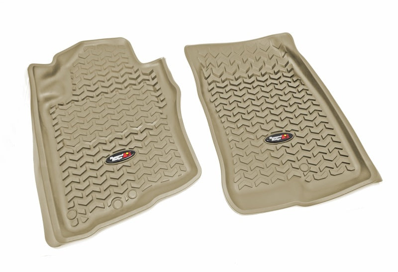 Rugged Ridge RUG Floor Liners - Tan Floor Mats Floor Mats - Rubber main image