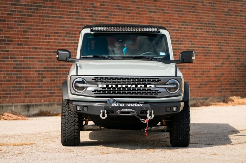 Road Armor 2021+ Ford Bronco Stealth Front Winch Bumper - Tex Blk 6213F10B