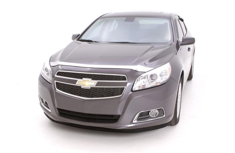 AVS 13-15 Chevy Malibu (Hood Mount) Aeroskin Low Profile Hood Shield - Chrome 622058 Main Image