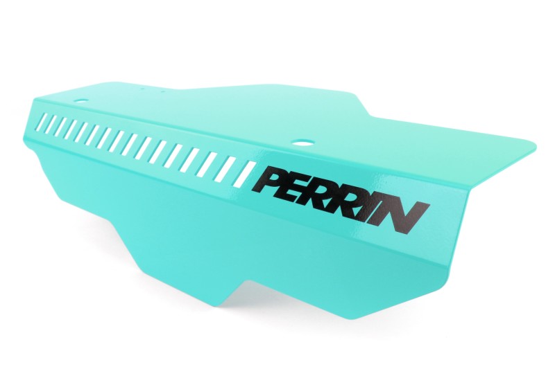 Perrin 02-14 Subaru WRX / 04-19 STi / 08-11 Impreza (NA) Subaru Pulley Cover - Hyper Teal PSP-ENG-150TE *Discontinued