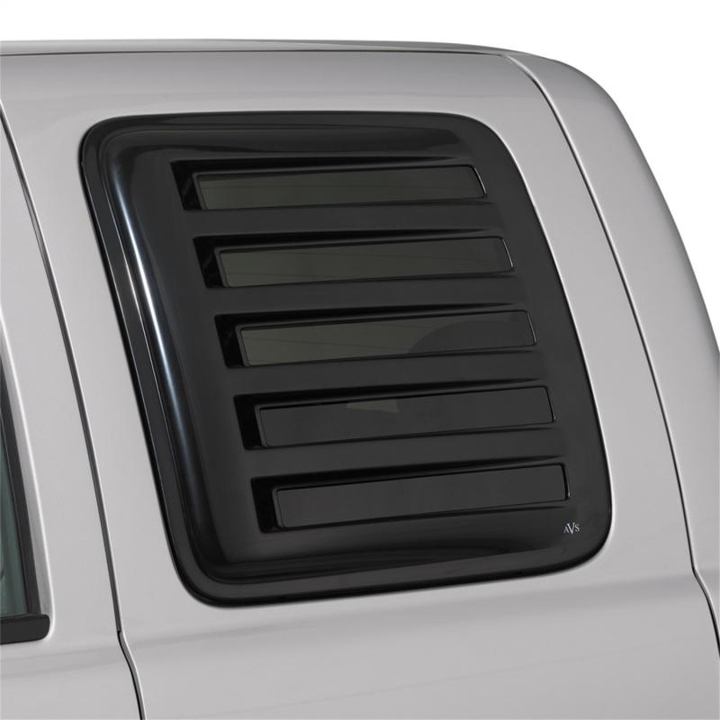 AVS 97-03 Ford F-150 Aeroshade Side Window Covers 2pc - Black 83410 Main Image