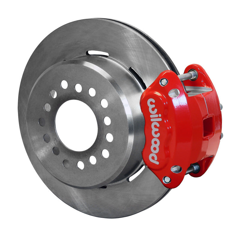 Wilwood D154 P/S Park Brake Kit Red New Big Ford 2.50in Off Staggerd Mount 140-12236-R