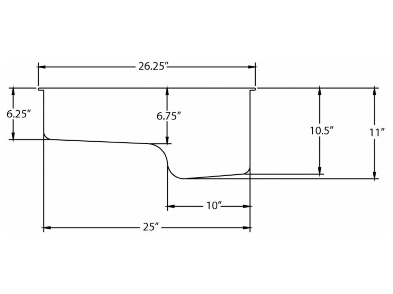 Moroso Oil Pan for Ford 7.3 Powerstroke, 1994-03