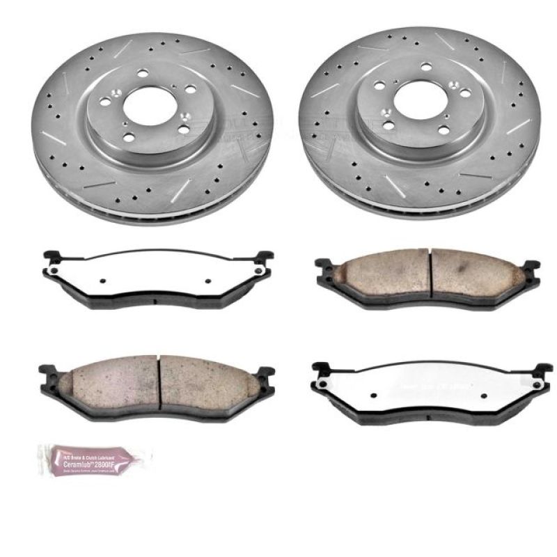 PowerStop PSB Z36 Truck & Tow Kit Brakes, Rotors & Pads Brake Kits - Performance D&S main image